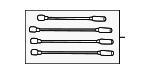 5017058AB - : Spark Plug Wire Set for Dodge: Dakota | Jeep: Cherokee, Comanche, Wrangler Image