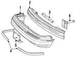 F2MY17D957A - Body: Bumper Cover for Mercury: Grand Marquis Image