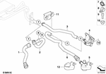 64216910759 - : Hose F Radiator And Engine Return for BMW Image