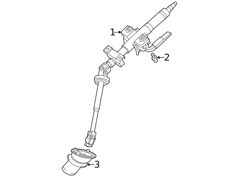 Steering Column Assembly for 2006 Mitsubishi Galant #0