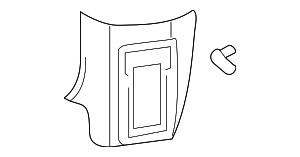 99755110100T10 - Body: Kick Panel Trim for Porsche Image