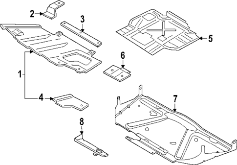 Bumper & Components - Front for 2024 Ford F-150 #1