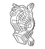 LJ7Z18808AB - Body: Woofer for Lincoln: Corsair Image