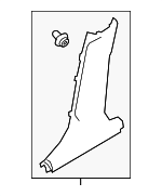 Lower Center Pillar Trim