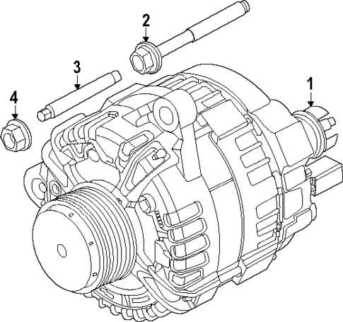 Alternator for 2024 Ford Mustang #0
