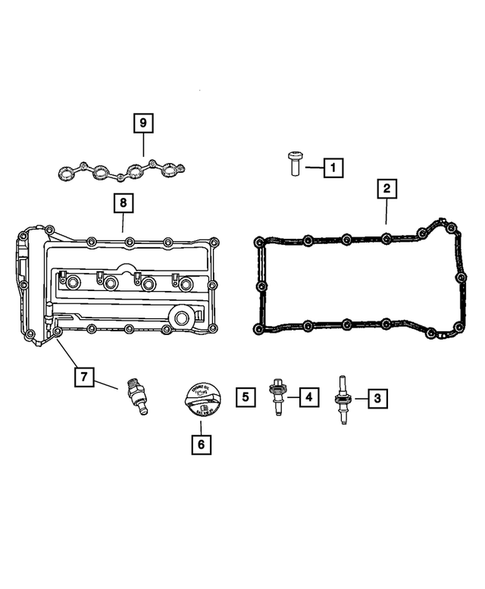 Cylinder Head for 2007 Dodge Caliber #1