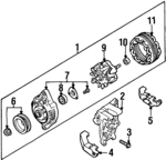 117100M300 - : Alternator Brace for Nissan: 200SX, Sentra Image