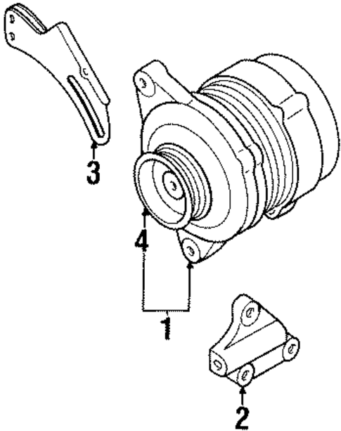 Alternator for 1999 Nissan Sentra #1