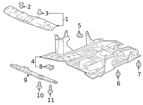 Splash Shields for 2019 Honda Civic #1
