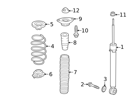 Shocks & Components for 2022 Honda Insight #0