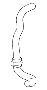 165720P360 - Cooling System: Lower Hose for Lexus: RX350, RX350L, RX450h, RX450hL Image