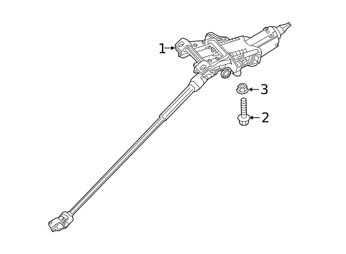 Steering Column Assembly for 2015 Volvo V60 #0