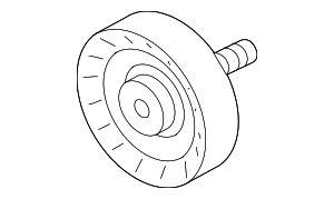 6M260938J - Cooling System: Accessory Drive Belt Idler Pulley for Audi Image