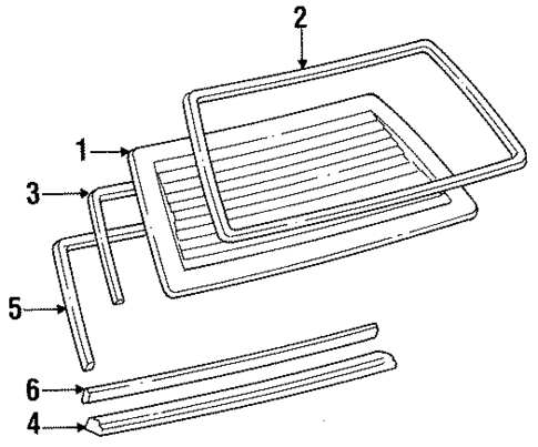 Reveal Moldings for 1993 Buick LeSabre #0