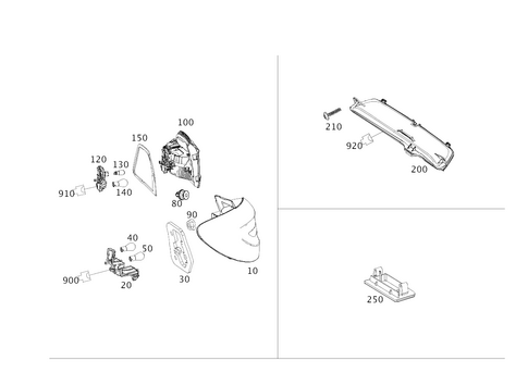 Rear Illumination for 2015 Mercedes-Benz B Electric Drive #0