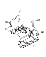 53030817AB - Engine 3.9L Six Cylinder: Crankcase Vent Hose for Mopar Image