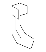 572321D000 - Steering: Pressure Line Bracket for Kia: Rondo Image