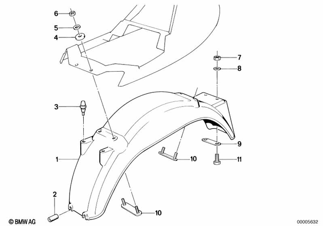 46621452290 - : Rear Wheel Cover for BMW-Motorrad Image