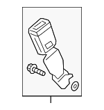 4867THRA00ZA - Electrical: Buckle for Honda: Odyssey Image