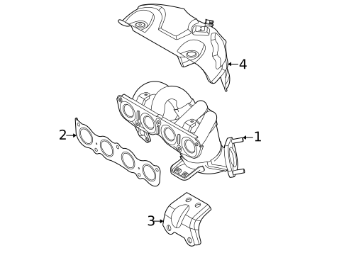 Exhaust Manifold for 2023 Hyundai Elantra #0