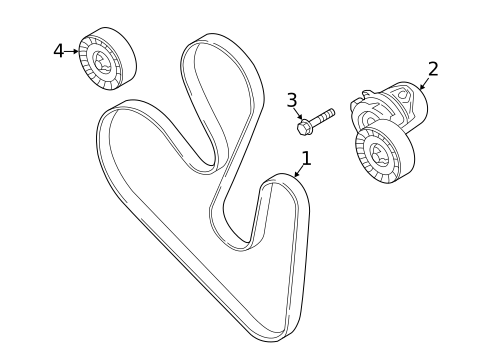 Belts & Pulleys for 2023 Lincoln Nautilus #0