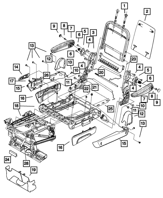 1AL811J1AA - Interior Trim: Headrest Sleeve, Slave Cylinder for Mopar Image