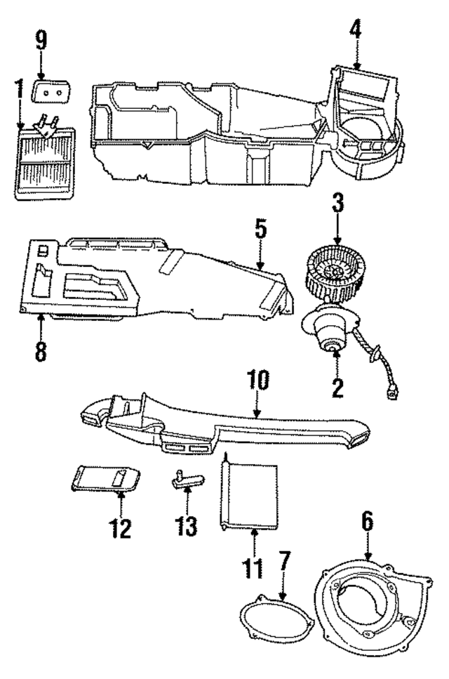3848300 - HVAC: Heater Core for Mopar Image