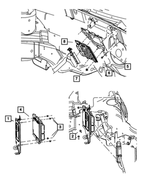 5033077AC - : Engine Control Module Bracket for Chrysler: PT Cruiser Image