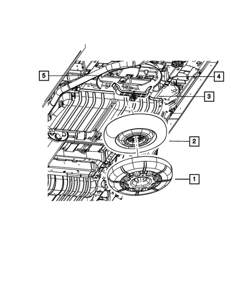 Wheel Spare for 2009 Chrysler Town & Country #0