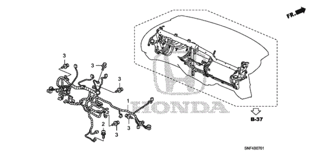 Wire Harness (2) for 2006 Honda Civic #0