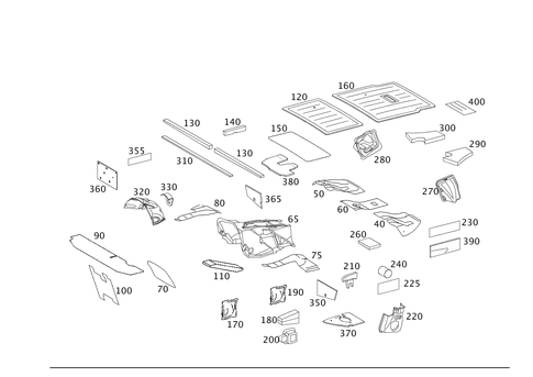 Insulation in Passenger Compartment for 2004 Mercedes-Benz E320 #0