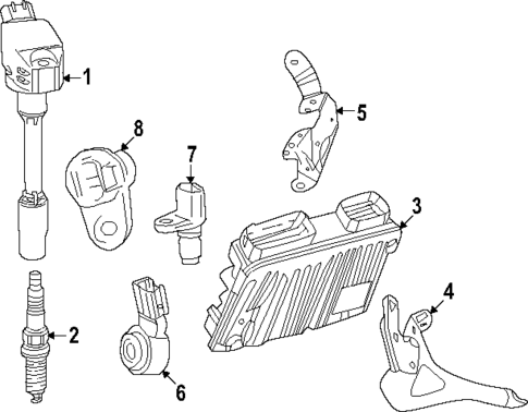 Ignition System for 2025 Toyota Camry #0