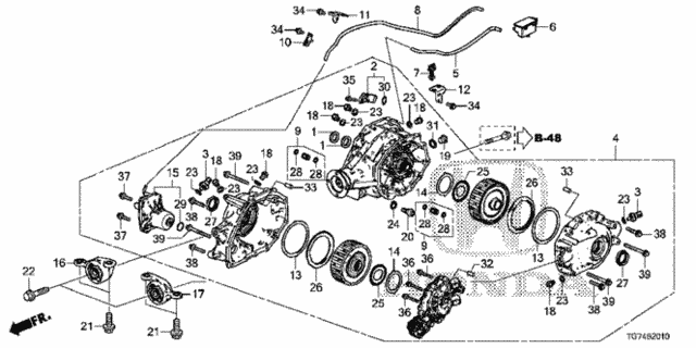 Rear Differential for 2016 Honda Pilot #0