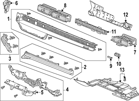 Instrument Panel Components for 2024 Honda Accord #0