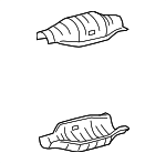184350C030 - : Converter Shield for Toyota Image