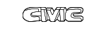 75722S5A000 - Body: Nameplate for Honda: Civic Image