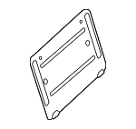 8101711 - Body: License Bracket for Mercedes-Benz Image