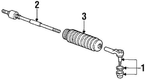 Steering Gear & Linkage for 1987 Honda Accord #1