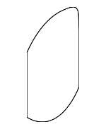 80874AX000 - Body: Door Shell Grommet for Nissan Image image
