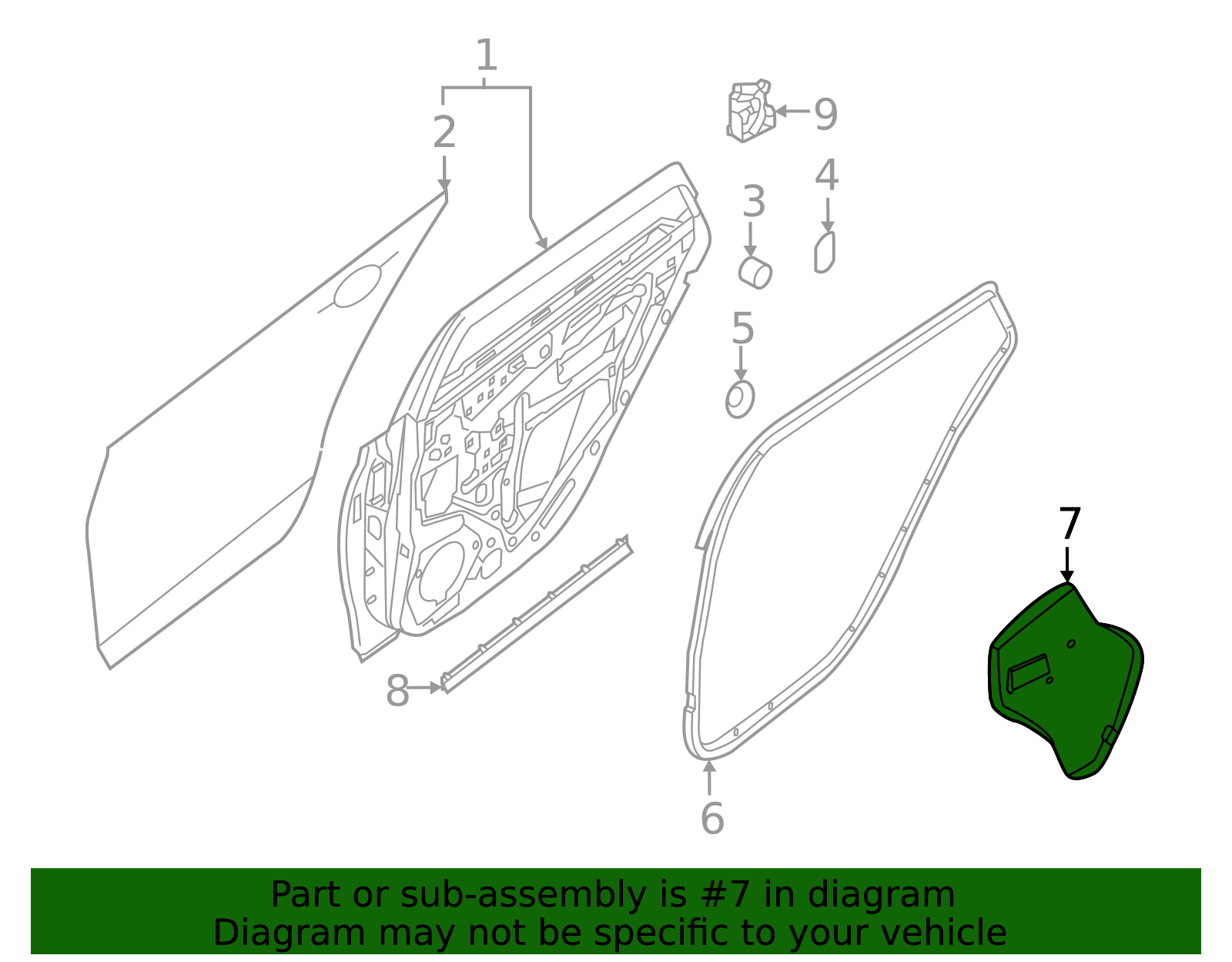 2020-2025 Nissan Sentra Water Deflector 82860-6LE0A | Nissan RVA