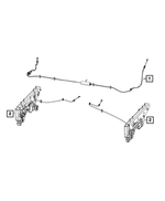 68278023AD - Interior Trim: Rear Seat Latch, Left for Mopar Image