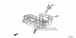 90015PWA000 - Engine: BOLT-WASHER (6X14) for Honda Image
