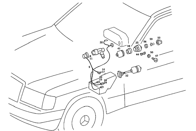 95457228 - Electrical Equipment and Instruments: Cap for Mercedes-Benz Image