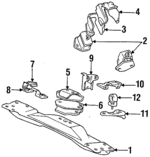 MB309651 - Engine: Rear Mount for Dodge: Raider, Ram 50 Image