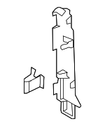 BB5Z78044C61AB - Body: Cowl Kick Panel for Ford: Explorer, Police Interceptor Utility Image