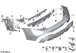 51128495054 - Vehicle Trim: Mount, Lateral Rear Right for BMW Image