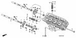 14610RDVJ00 - Engine: ARM ASSY., FR. IN. ROCKER for Honda Image