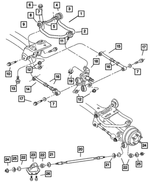 4895262AC - : Rear Suspension Crossmember for Mopar Image