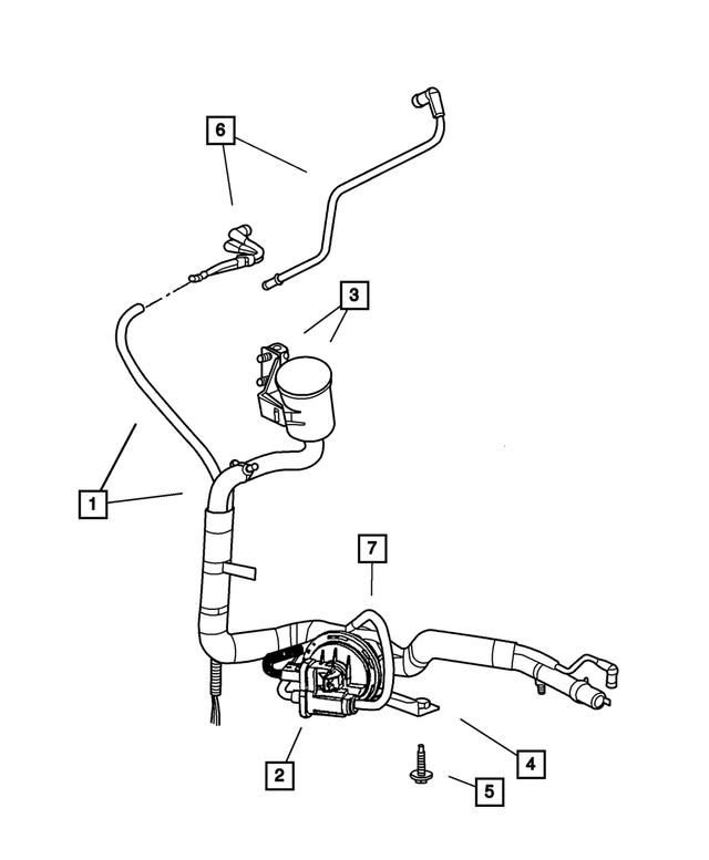4612812AE - Emission Systems: Leak Detection Pump To Canister Harness for Mopar Image