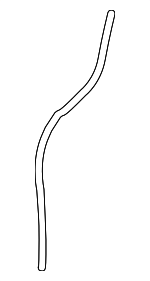 95950924 - Body: Drain Hose for Chevrolet: Aveo, Aveo5 | Pontiac: G3 Image